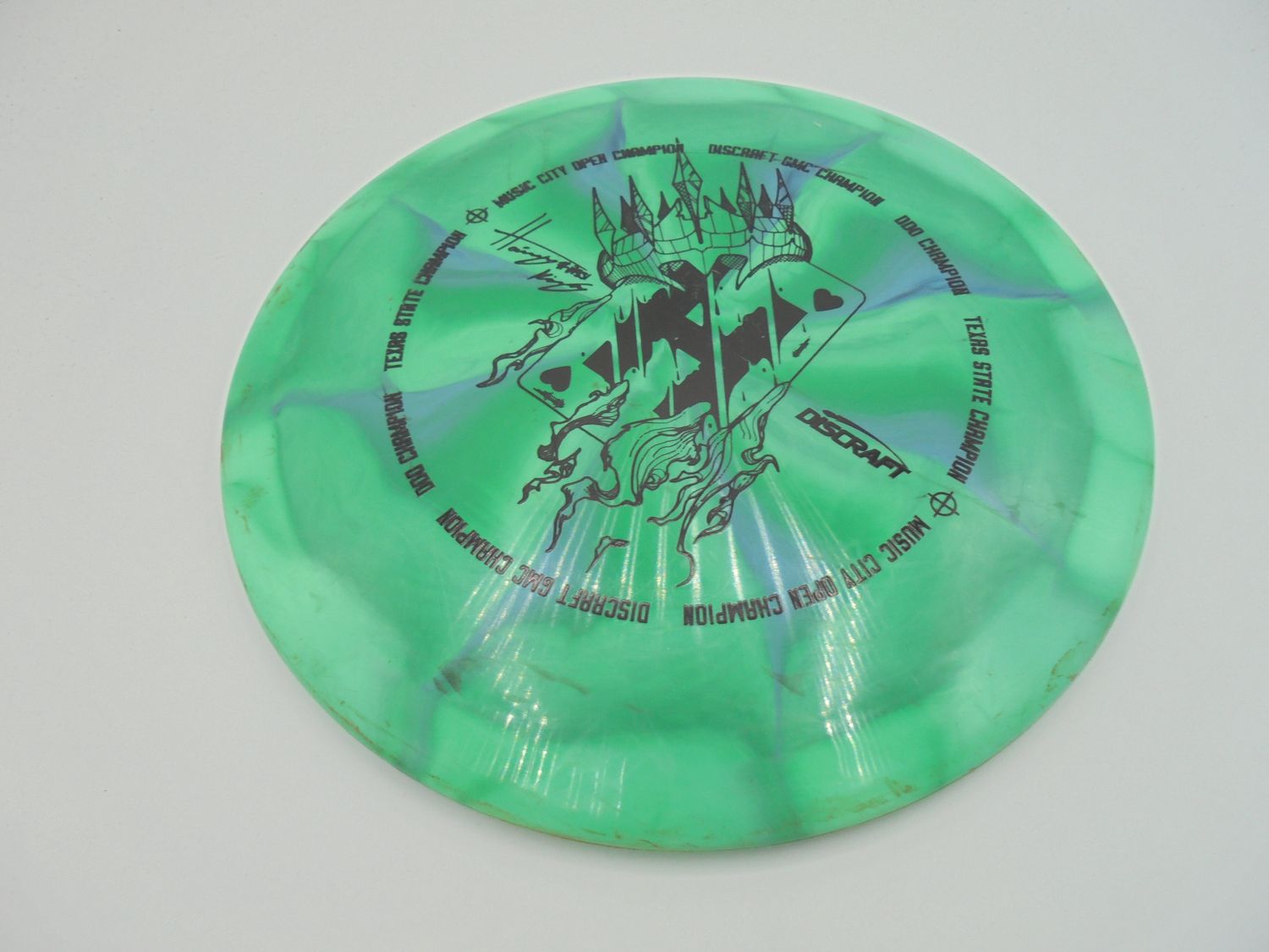 Discraft Swirly ESP Vulture Green 177g -CW