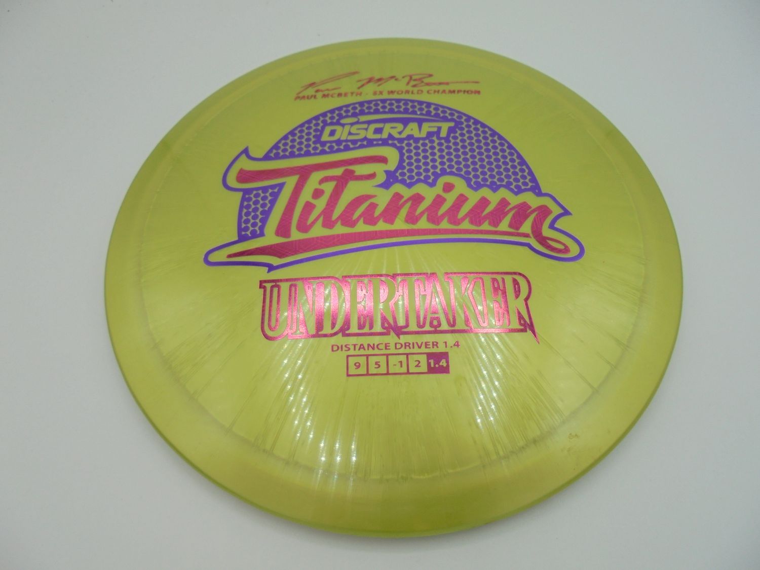 Discraft TI Undertaker 5x Green 176g - RF