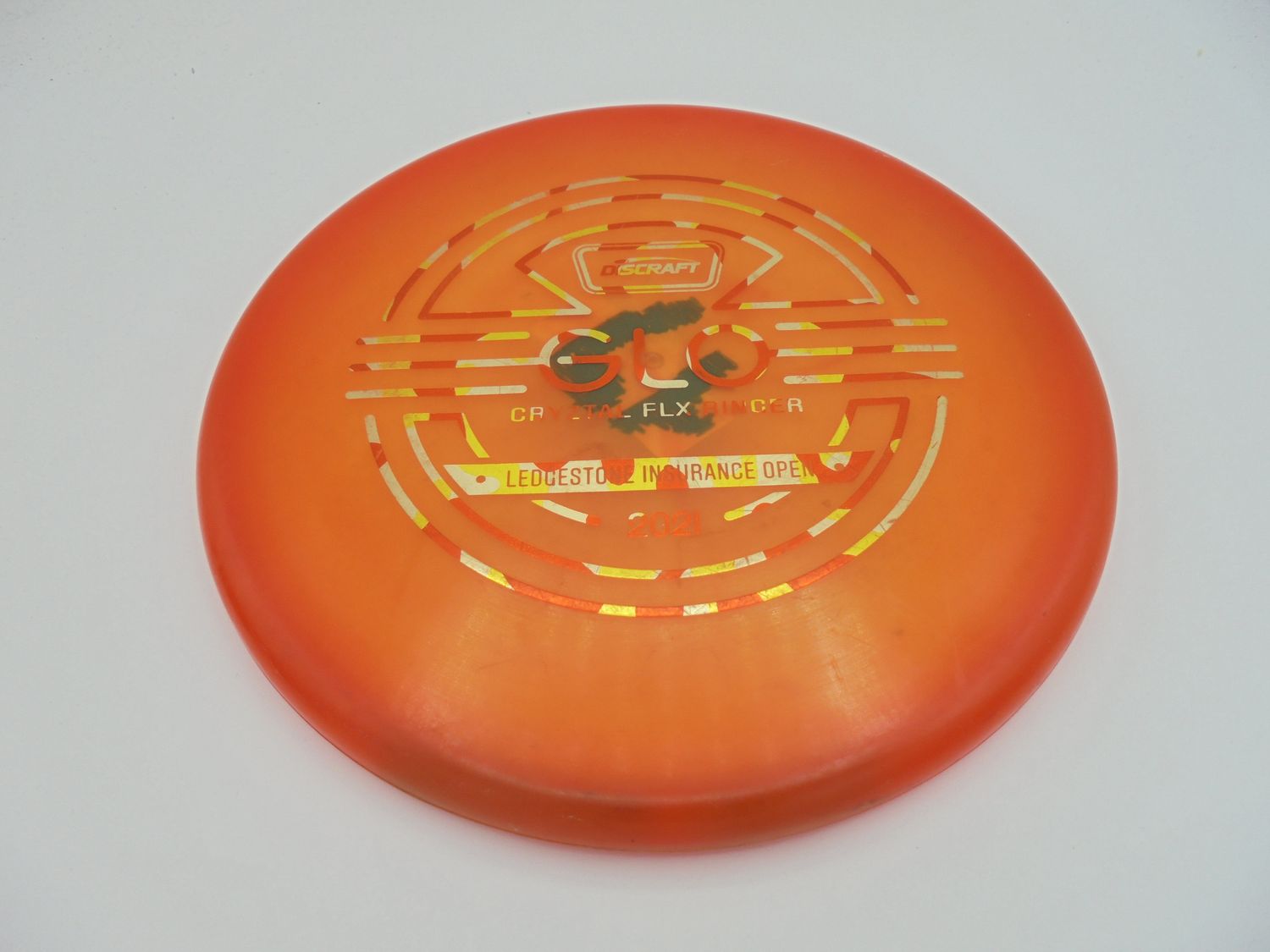 Discraft Cryztal Flx Glo Ringer Orange Ledgestone 2021 174g - D4