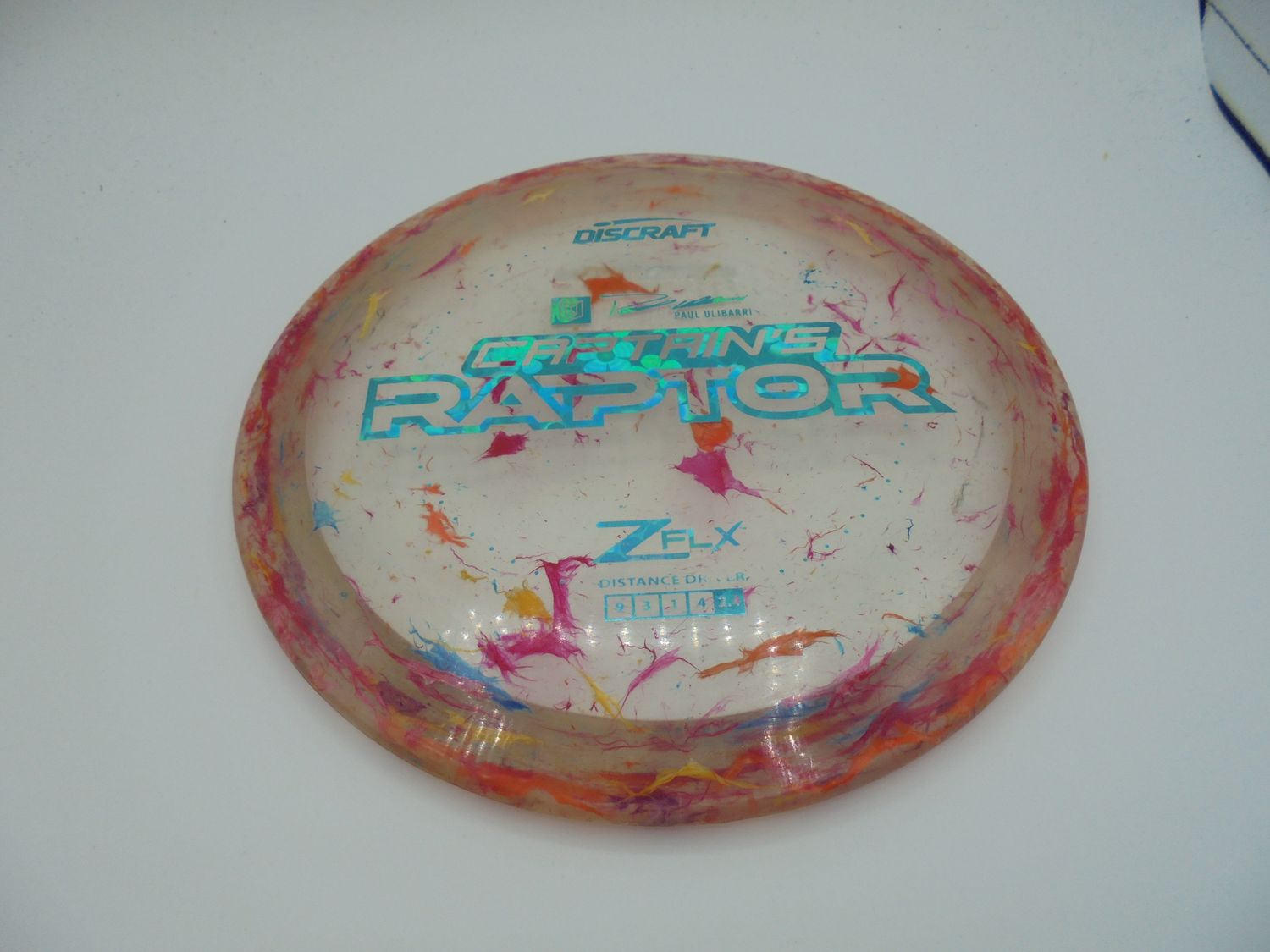 Discraft JB Z Flx Captains Raptor Pink 176g -OT