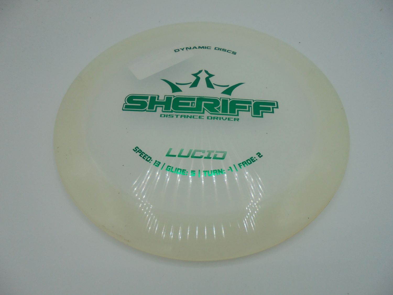 Dynamic Discs Lucid Sheriff White 174g -SW