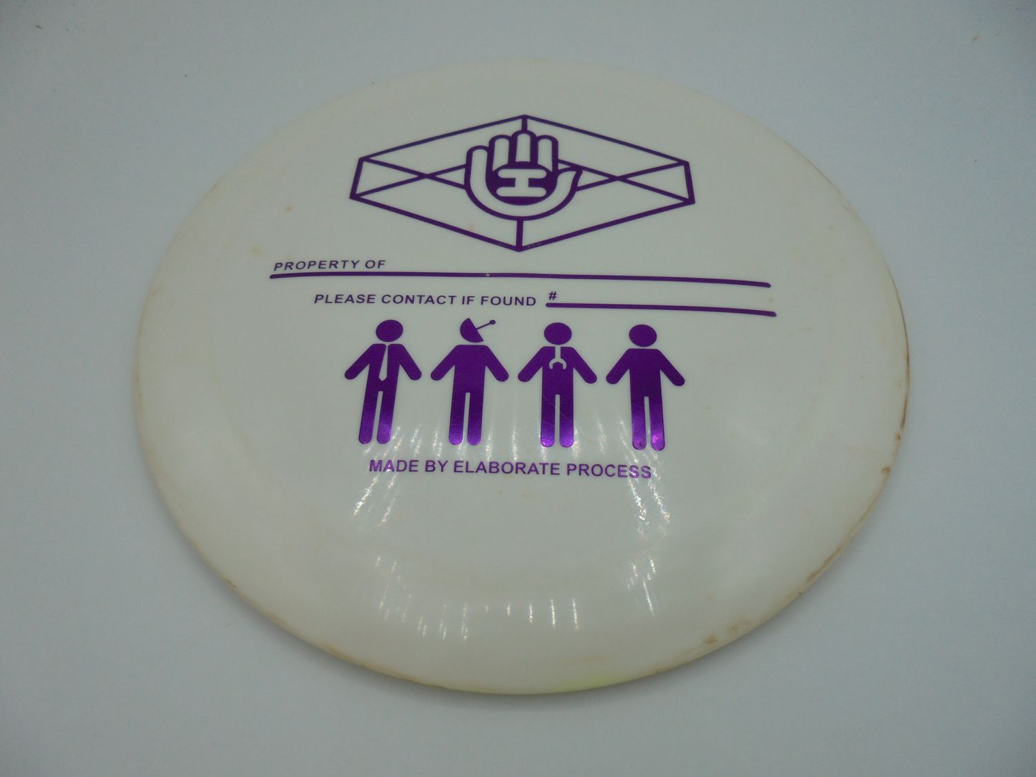 Dynamic Discs Fuzion Raider White HES Stamp 175g -JR