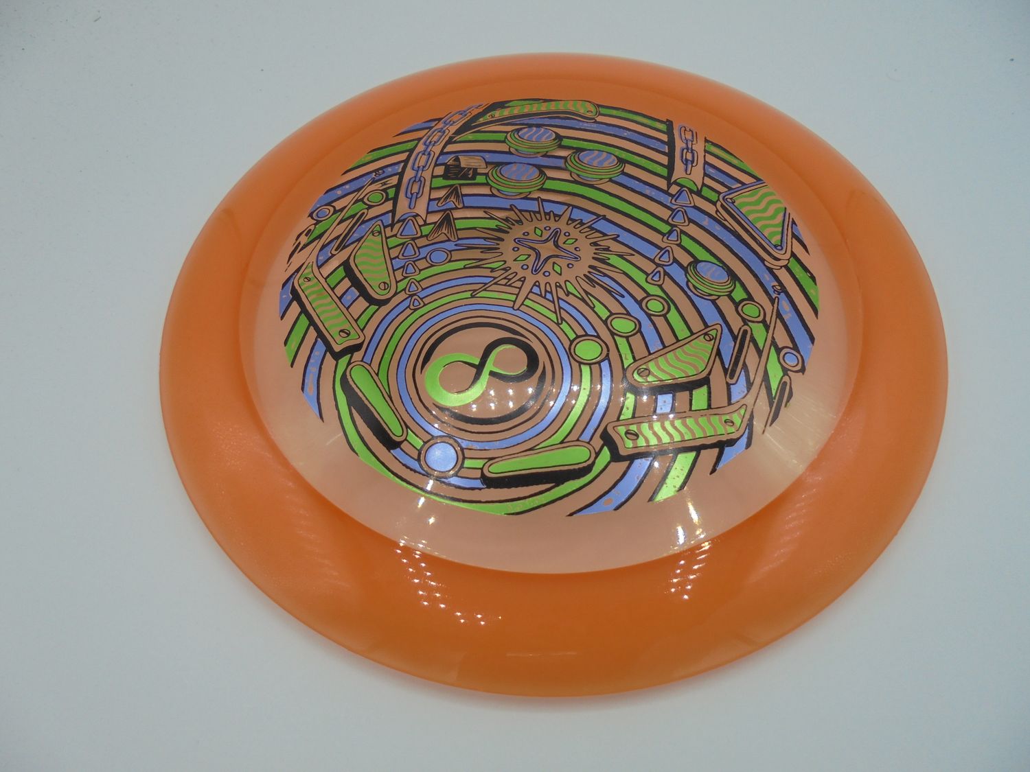 Infinite Concisidor Orange Pin Ball Stamp 173g - D4