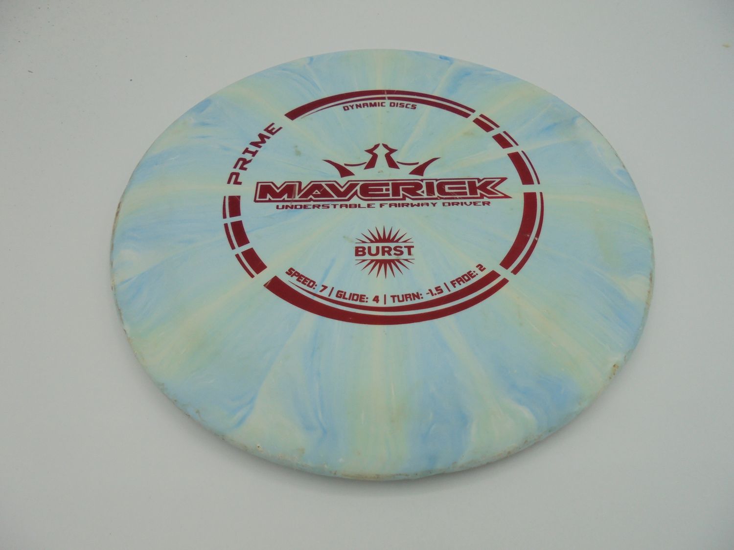 Dynamic Discs Prime Burst Maverick Blue 173g -VT