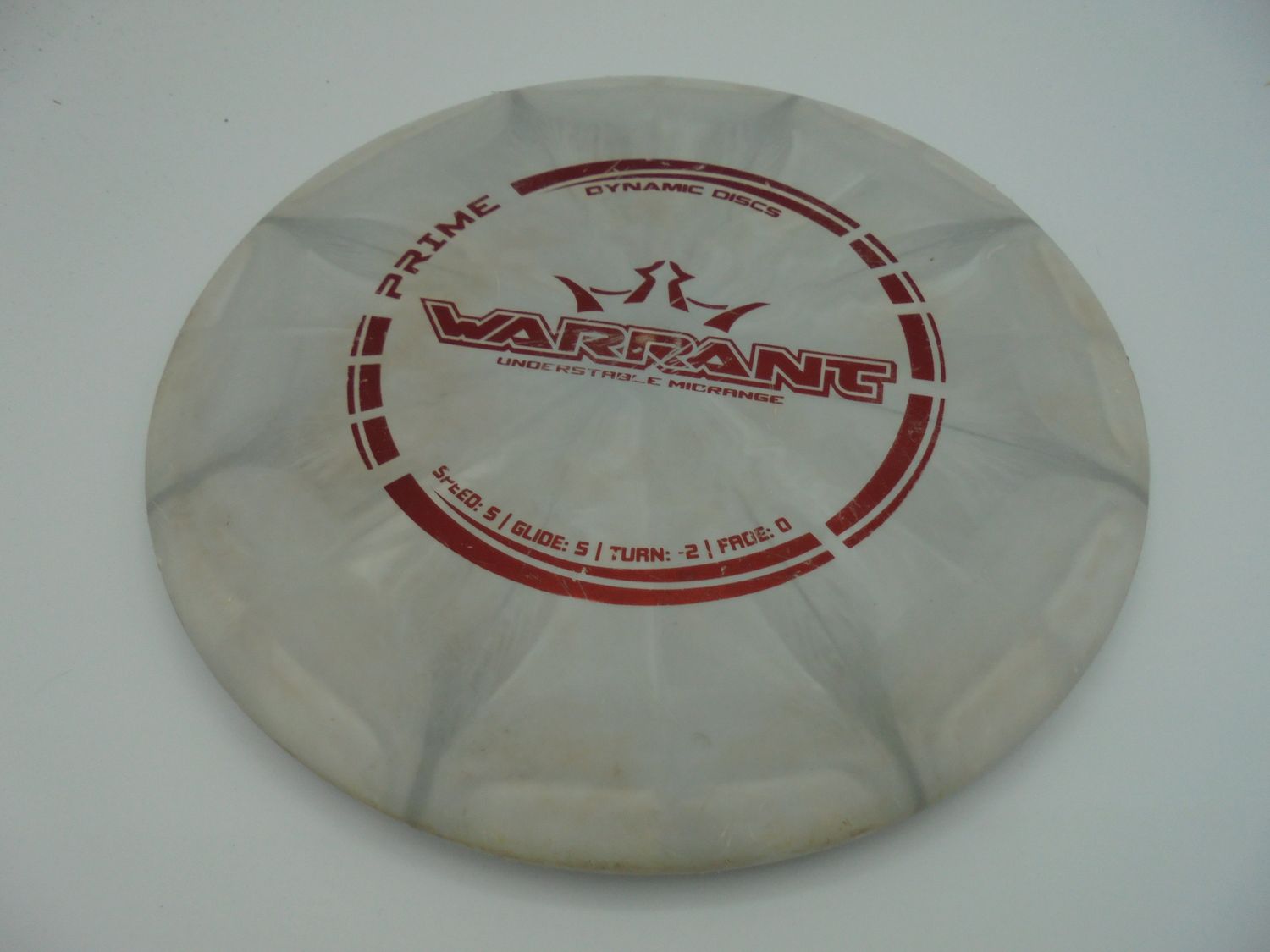 Dynamic Discs Prime Warrant Gray 179g -VT