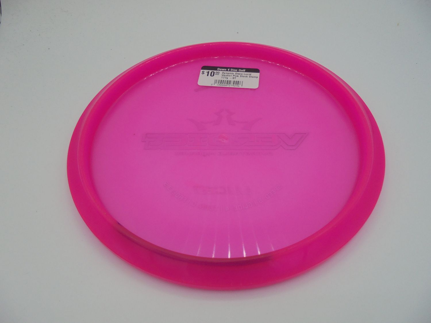 Dynamic Discs Lucid Verdict Pink Stock Stamp 177g -ST