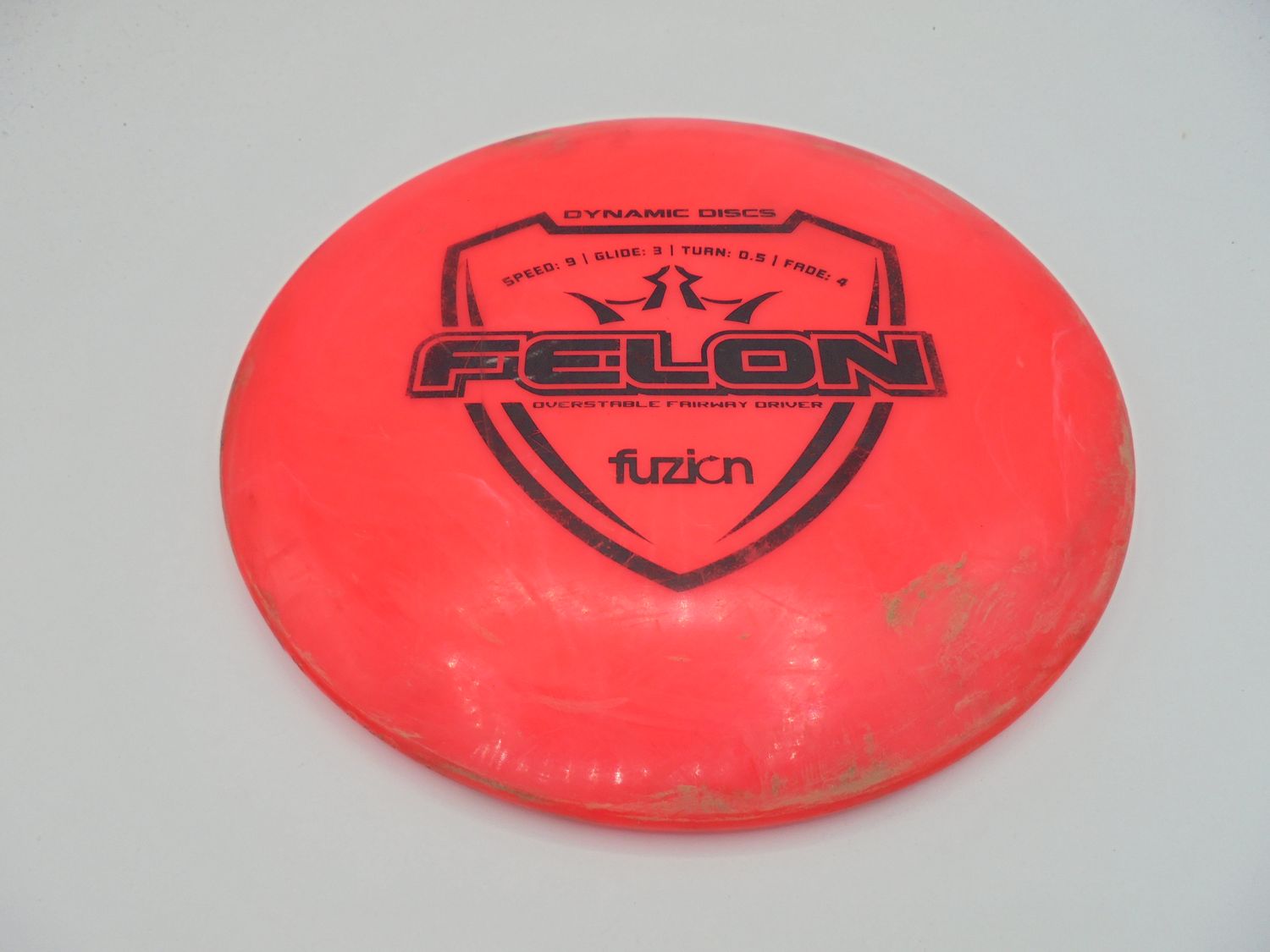 Dynamic Discs Fuzion Felon Pink Red 174g -KW