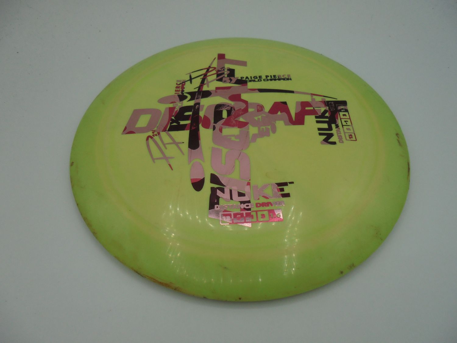 Discraft ESP Nuke Freen Paig Pierce Dbl Stmp Green 176g -NA