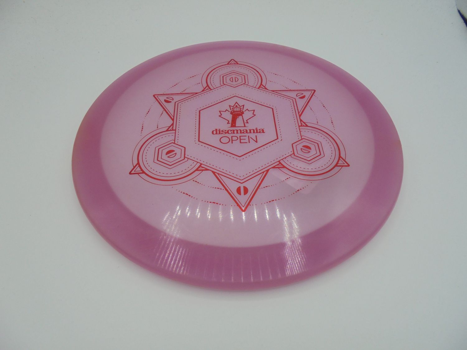 Discmania C-Line Glow FD3 Euro Fundraiser Stamp Pink 178g -AB