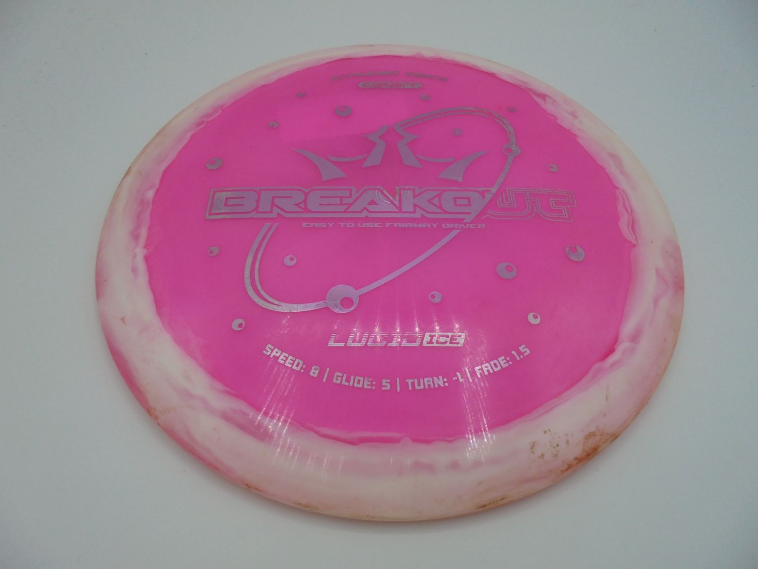 Dynamic Discs Lucid Ice Orbit Breakout Pink 156g - TM