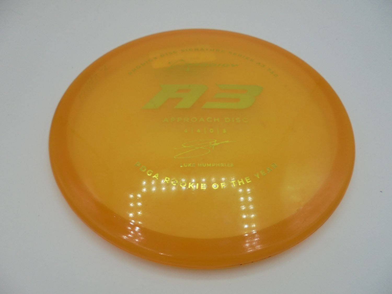 Prodigy 400 A3 Luke Humphries Yellow 174g -D4