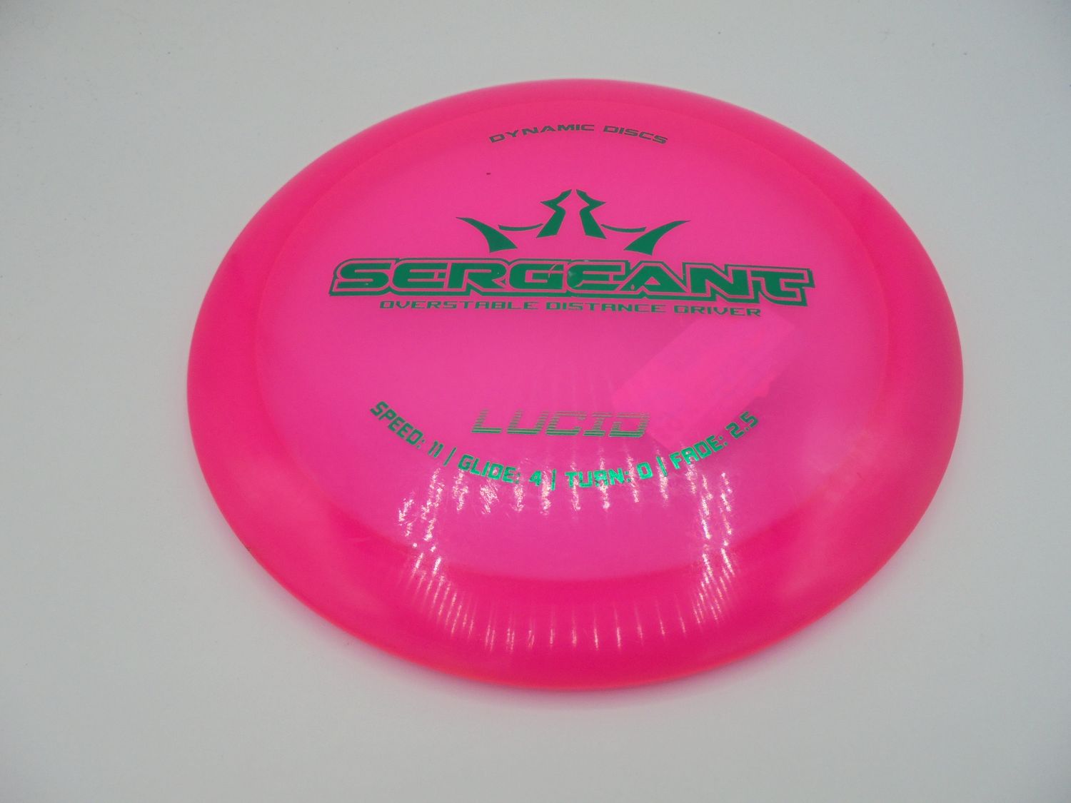 Dynamic Discs Lucid Sergeant Pink 172g -MH