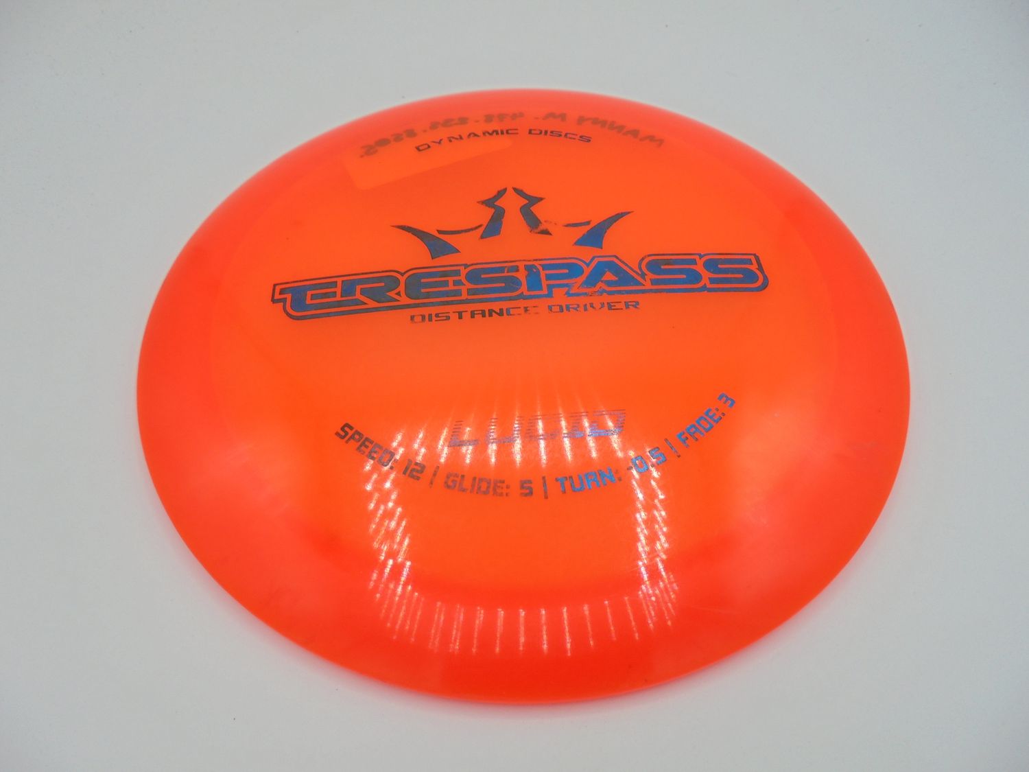 Dynamic Discs Lucid Trespass Orange 174g -AB