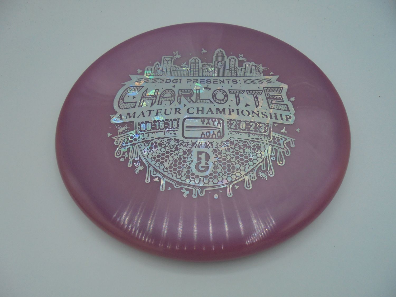Discraft Swirly Z Zone 2023 Clt Stamp Purple 176g -D4