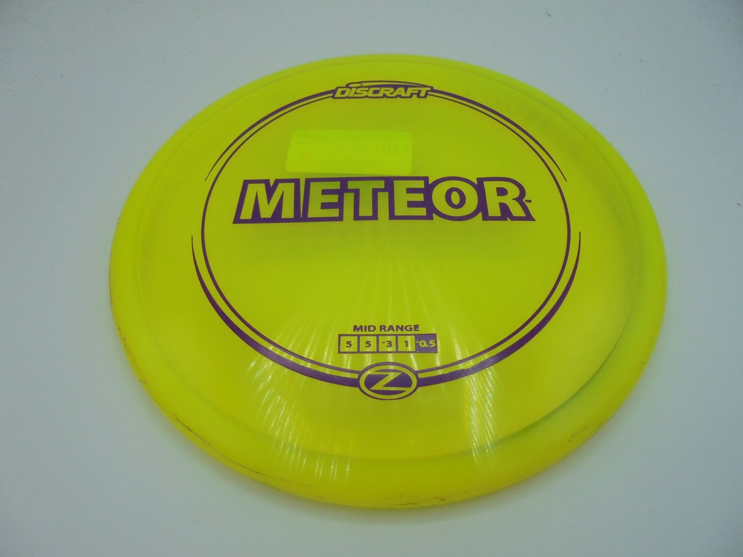 Discraft Z Meteor Yellow 176g -RT