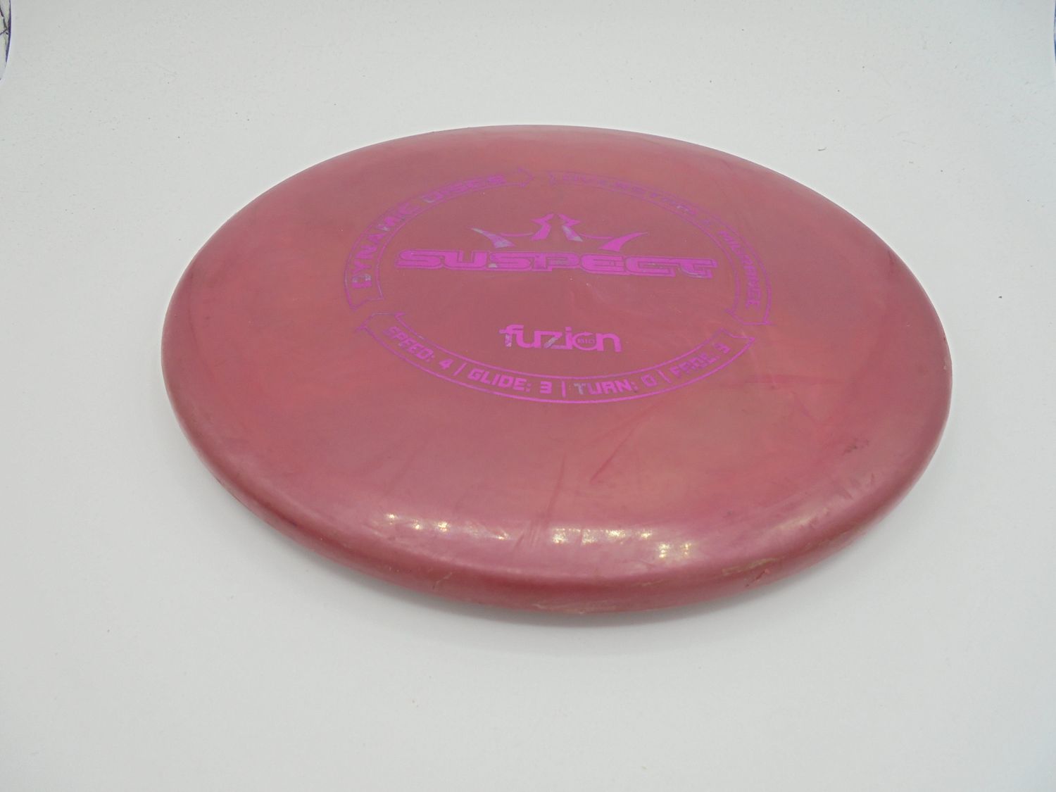 Dynamic Discs Fuzion Suspect Maroon 170g -CS