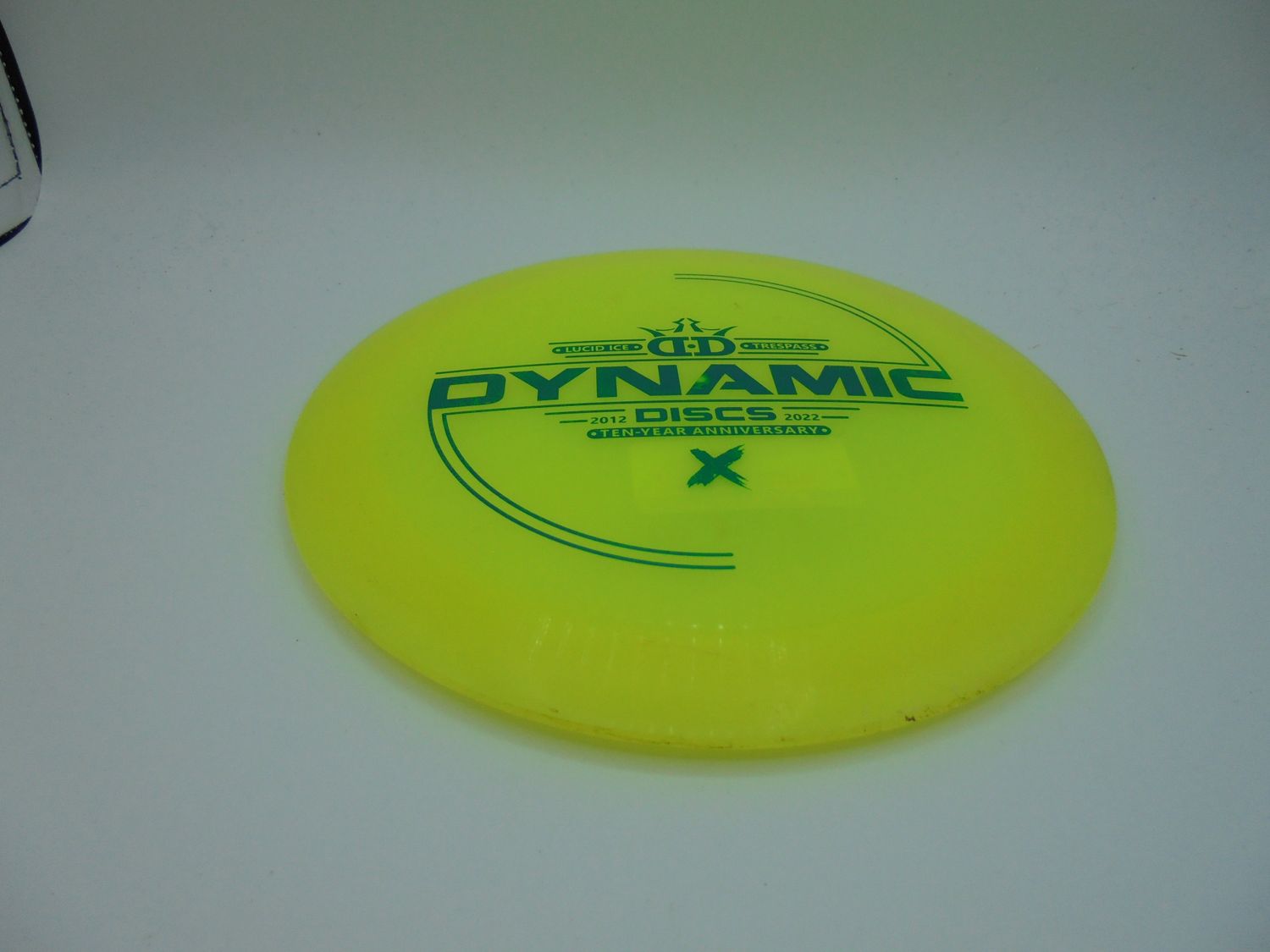 Dynamic Discs Lucid Ice Trespass Yellow 177g -D4