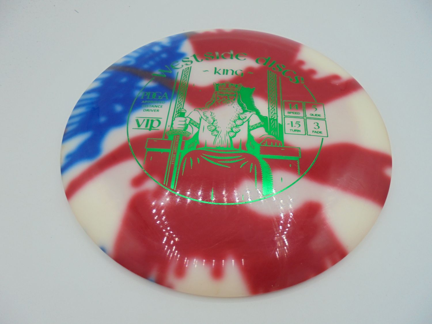 Westside Discs VIP King Flag Dyed 175g -D4