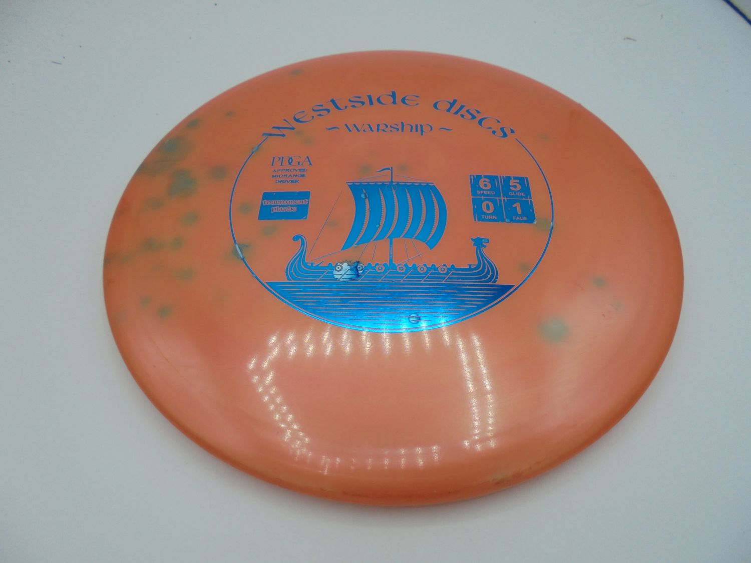 Westside Discs Tournament Warship Orange 178g -AH