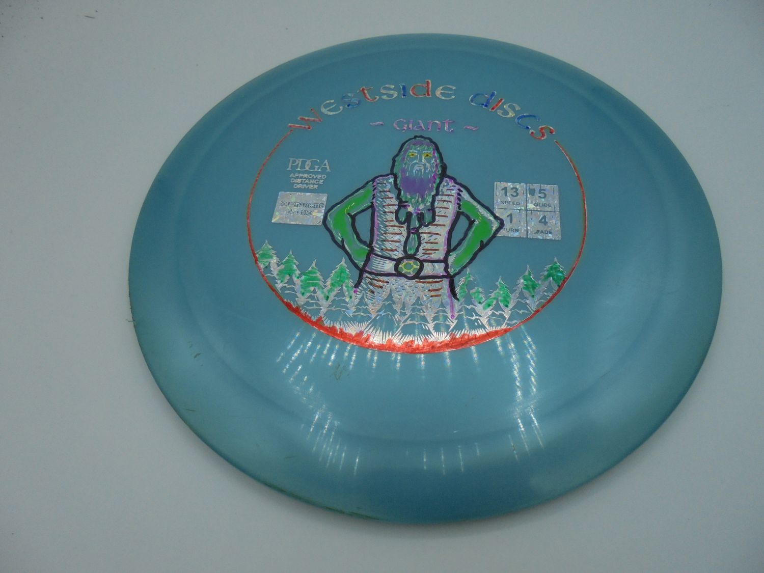 Westside Discs Tournament Giant Blue 170g -AH
