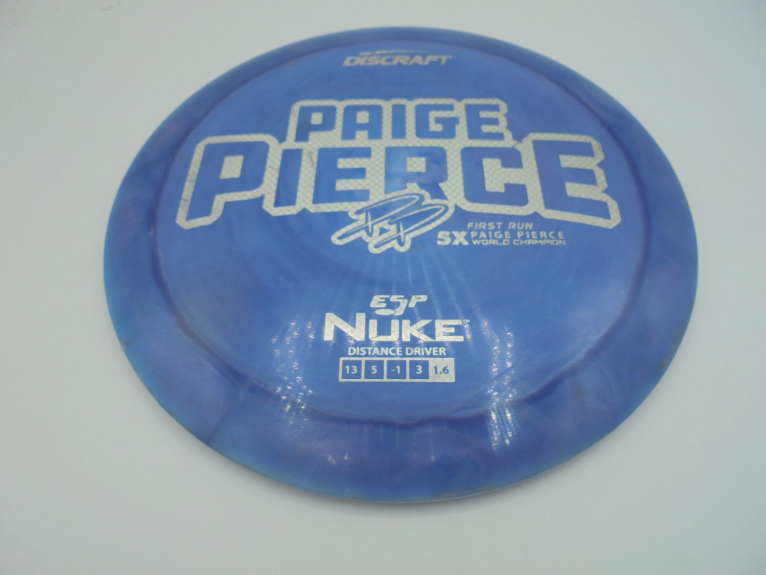 Discraft ESP Swirl Nuke Paige Pierce Purple Tour Series 174g -D4