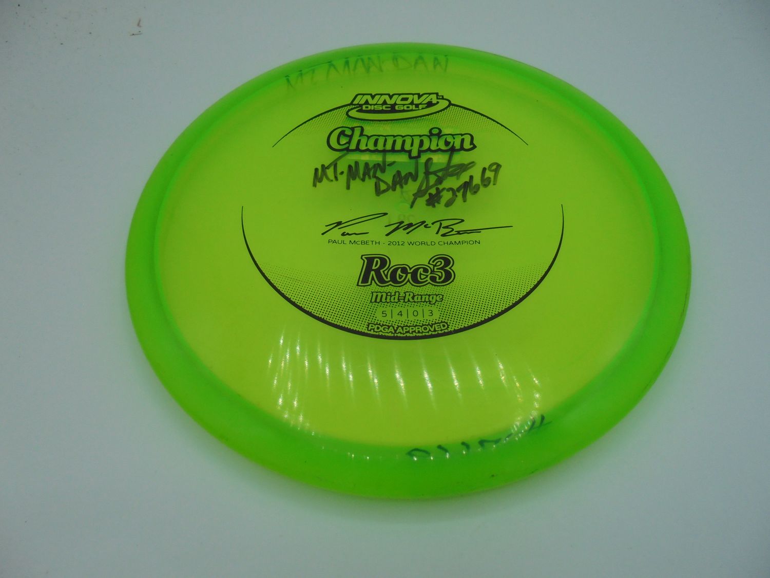 Innova Champion 1x Paul McBeth Roc3 Green 179g -JB