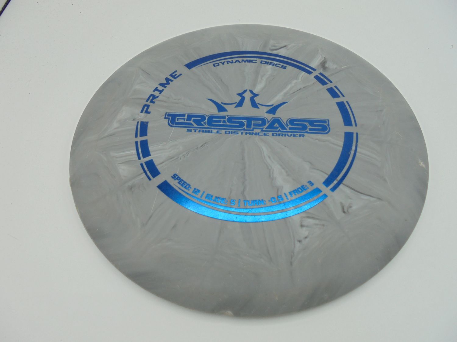 Dynamic Discs Prime Trespass Gray 174g -JW