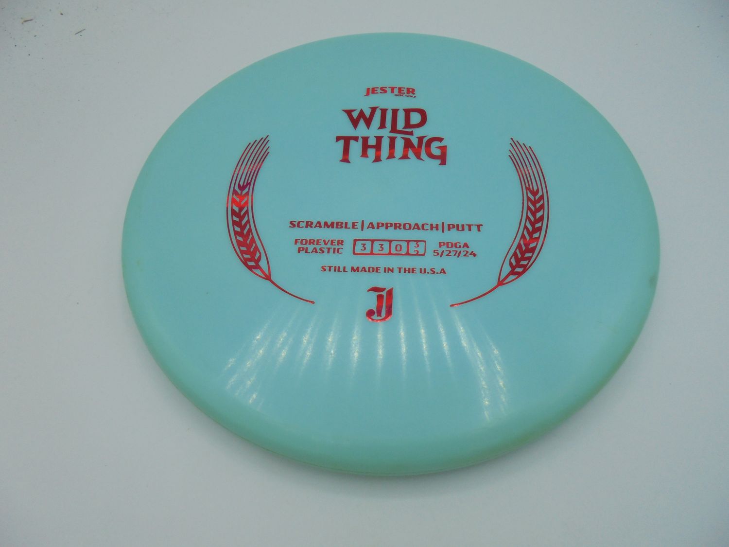 Jester Discs Forever Plastic Jester Blue 175g -JR