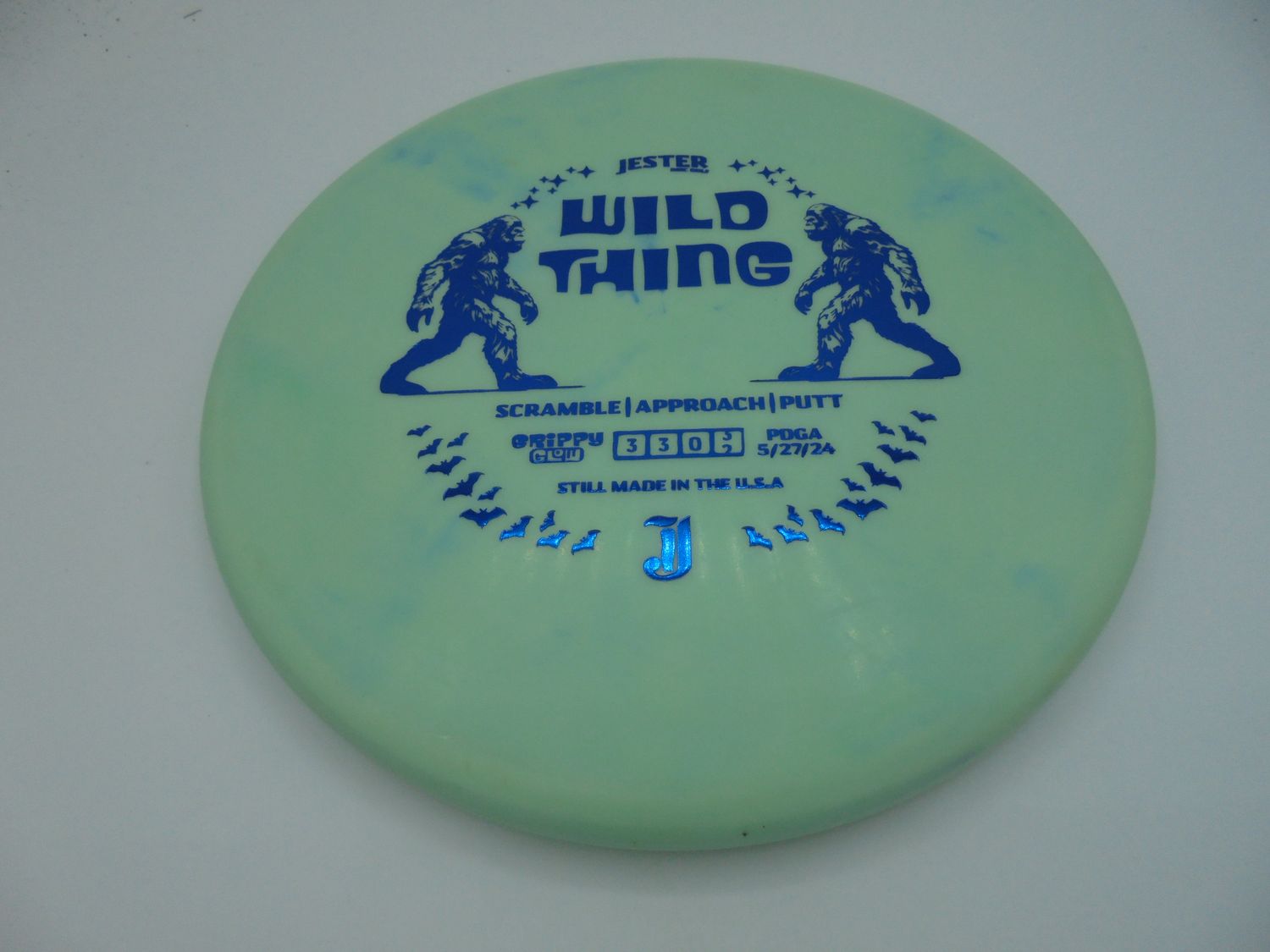 Jester Discs Wild Thing Mint Grippy Glow 170g -JR