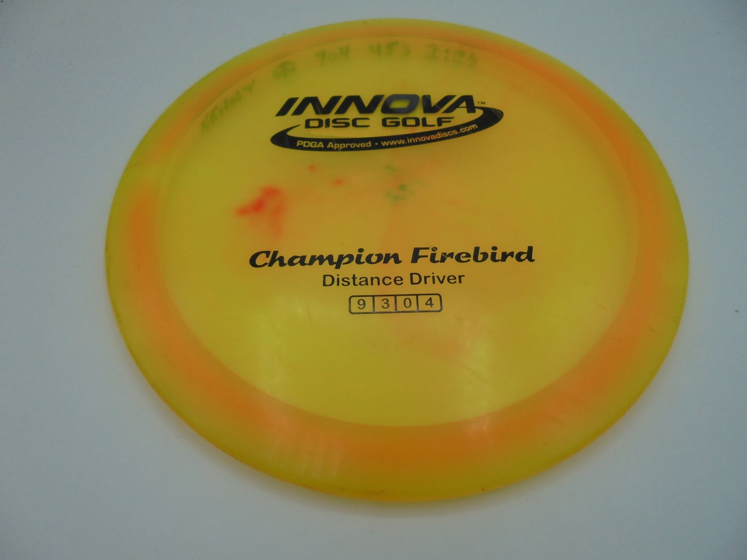 Innova Champion Firebird Yellow Orange Penned 174g -KP