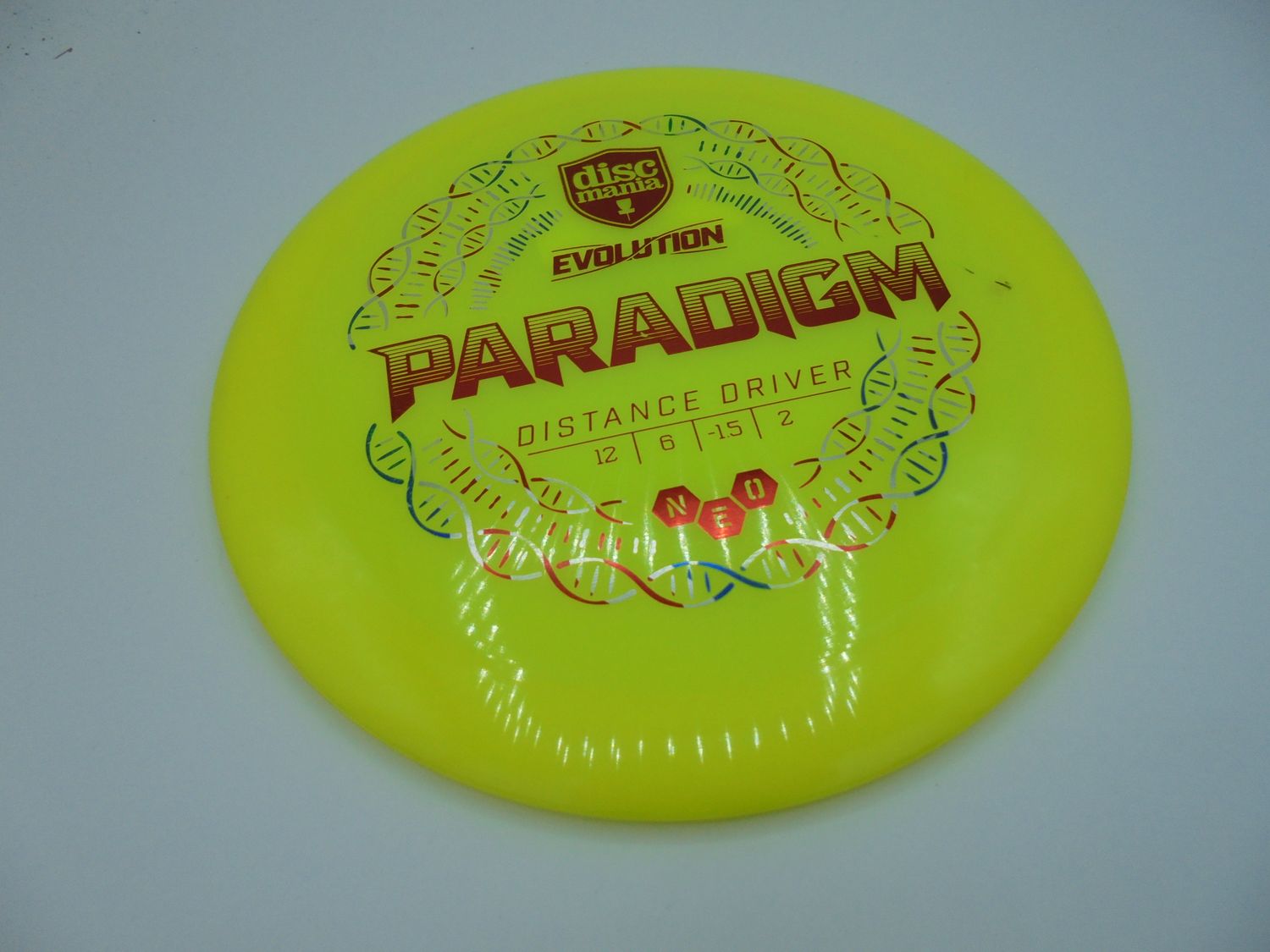 Discmania Neo Paradigm Yellow 173g -JM
