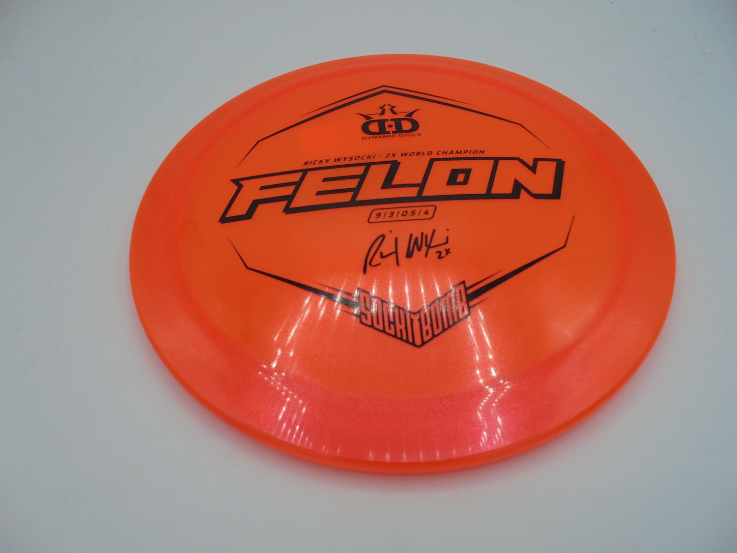 Dynamic Discs Lucid Ricky Felon Orange 175g -MH