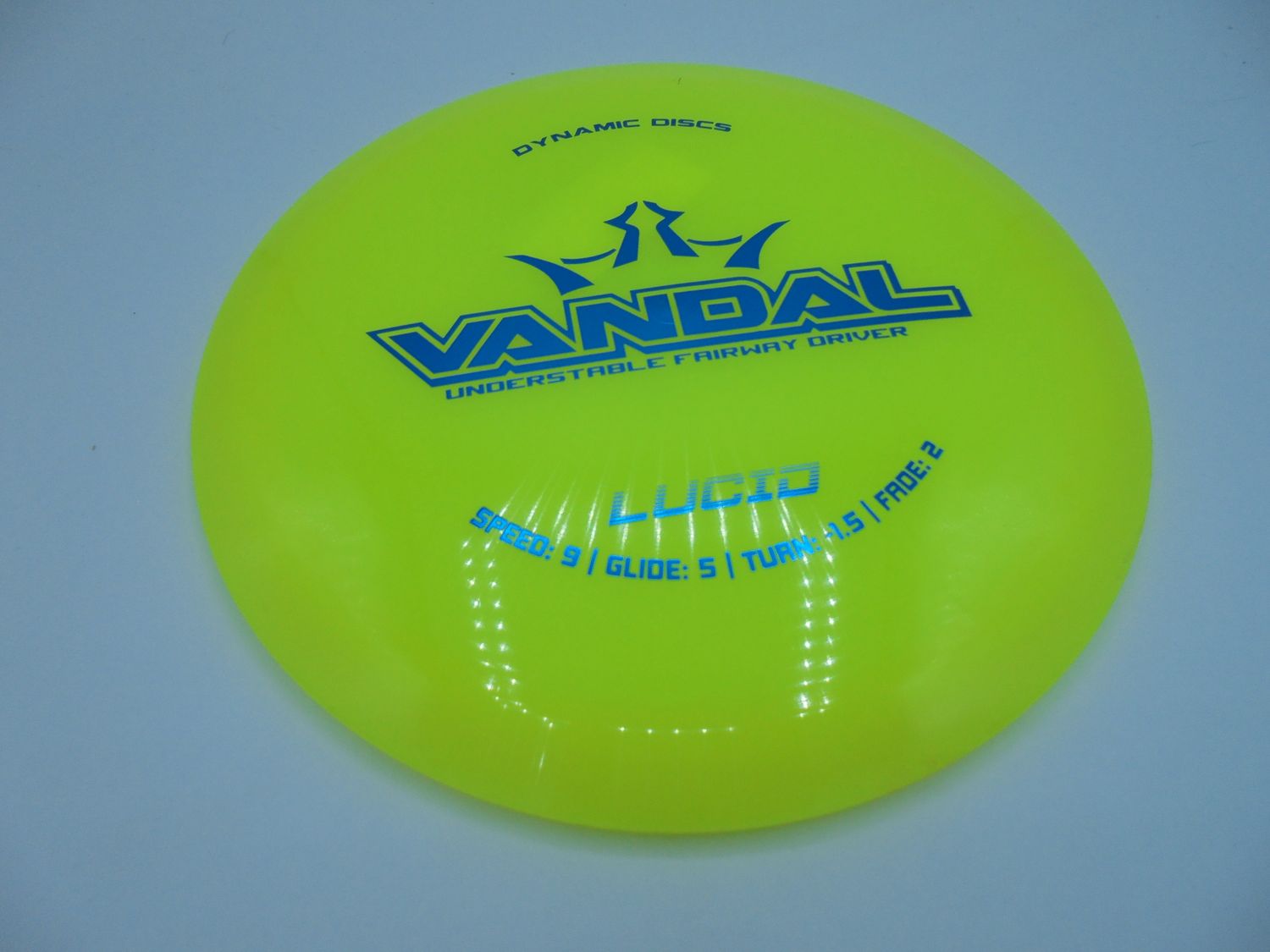 Dynamic Discs Lucid Vandal Yellow 175g -SW
