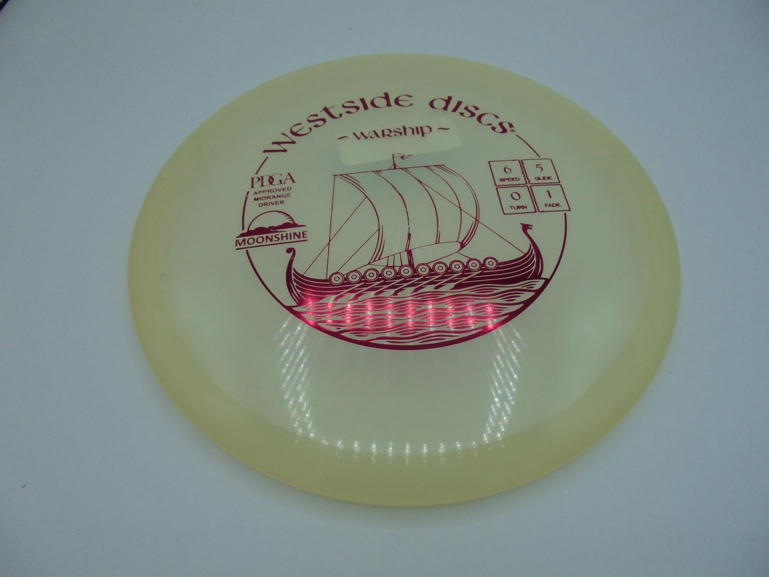 Westside Discs Moonshine Warship White 179g -PC