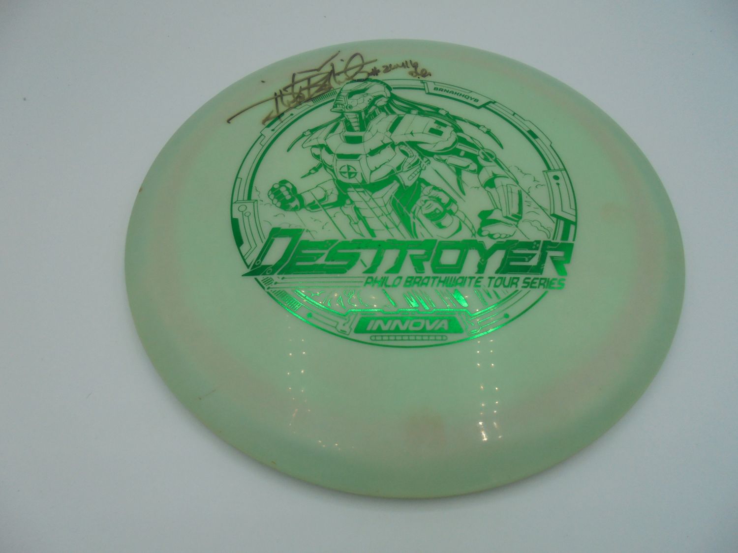 Innova Star Destroyer Green Philo Signed 175g -ZD