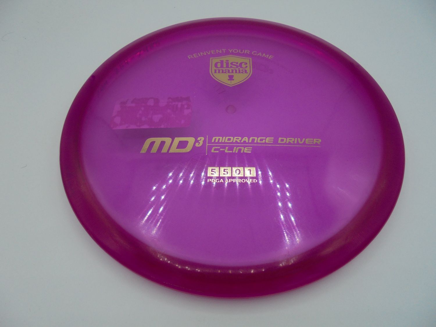 Discmania C-Line MD3 Purple Stock Stamp 178g -LS