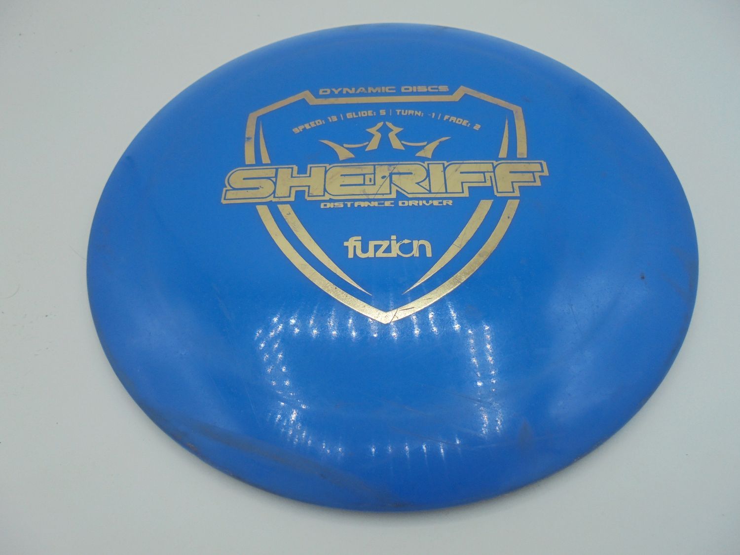 Dynamic Discs Fuzion Sheriff Blue 173g - JS