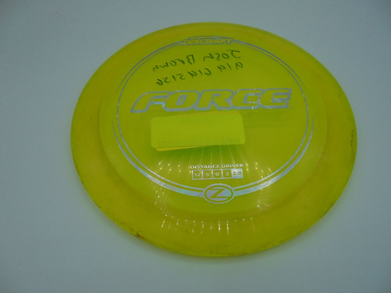 Discraft Z Force Yellow Cash Foil 176g -NP