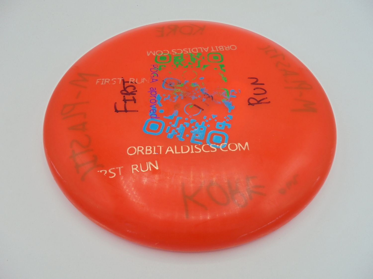Orbital Discs Kore Orange Multi Stamp 180g -GL