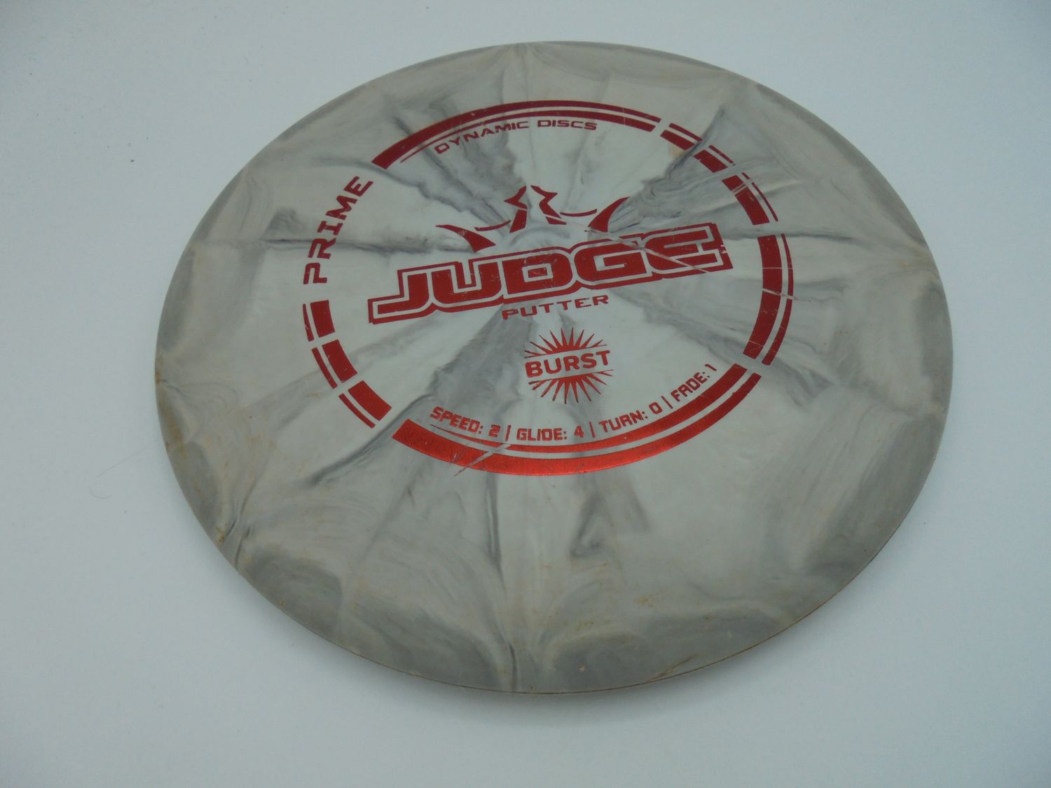 Dynamic Discs Prime Burst Judge Gray 176g -DH