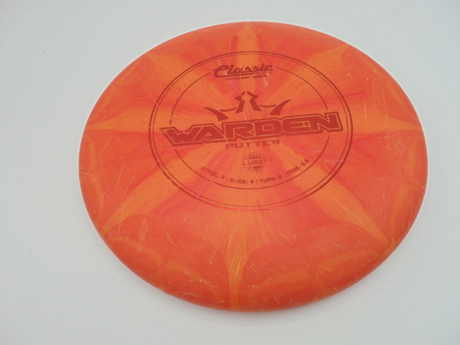 Dyanmic Discs Classic Blend Burst Warden Orange 172g -DH
