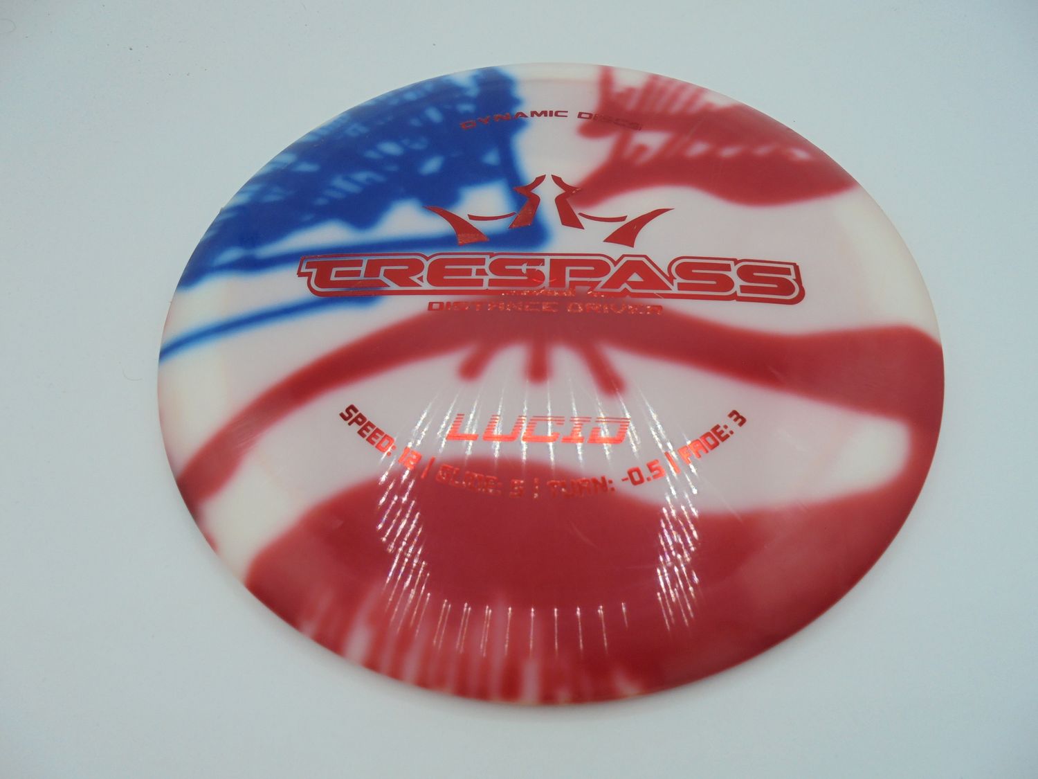 Dynamic Discs Lucid Flag Dyed Trespass 173g -DH