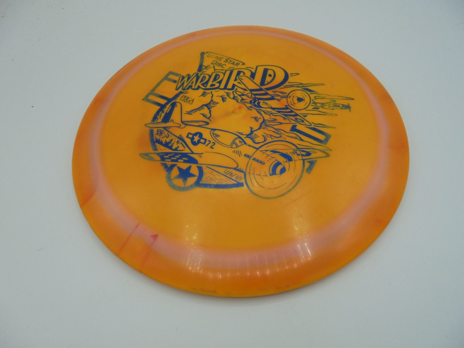 Lone Star Discs Alpha Warbird Orange 177g -MC