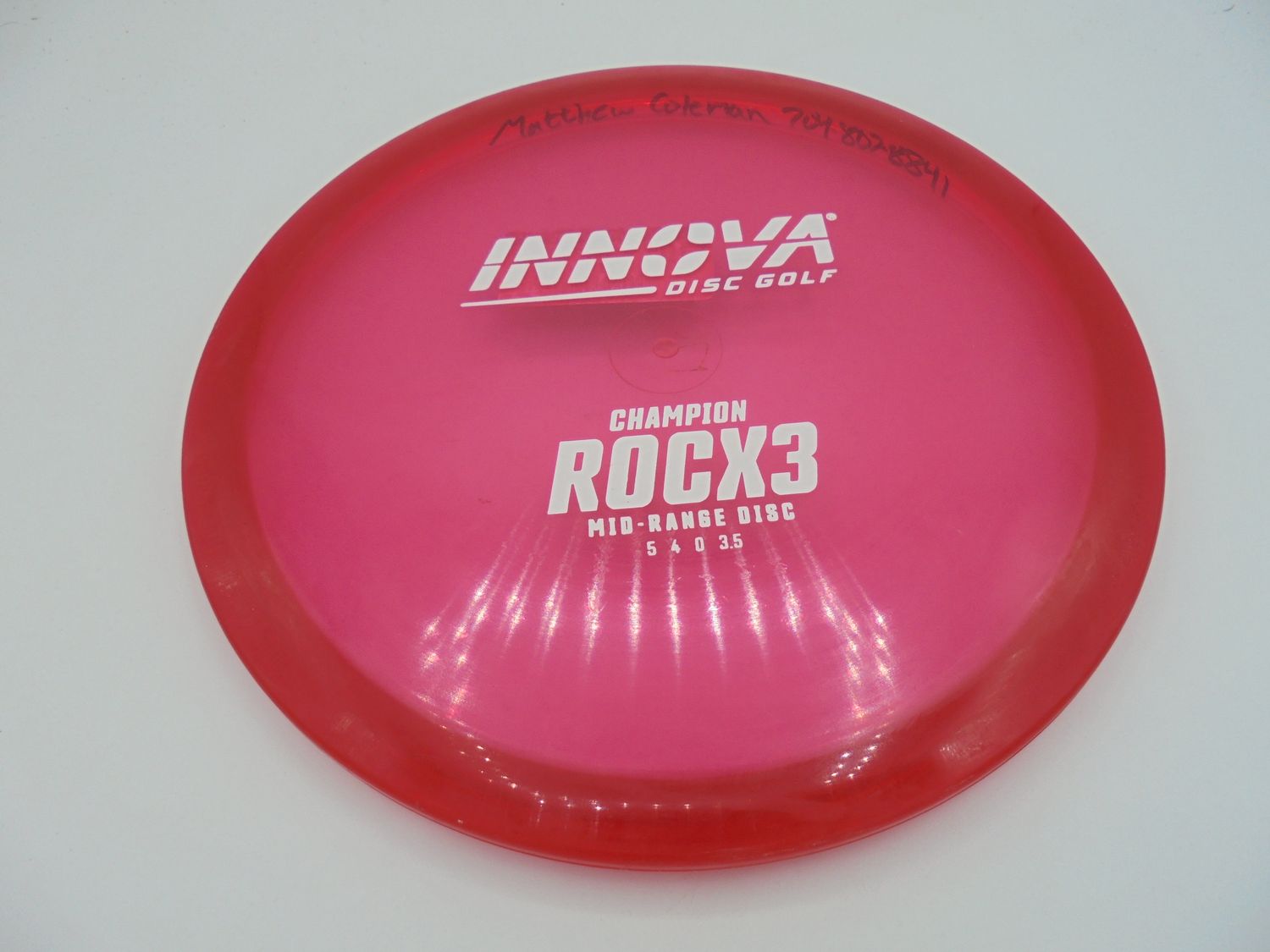 Innova Champion RocX3 Red 177g -MC
