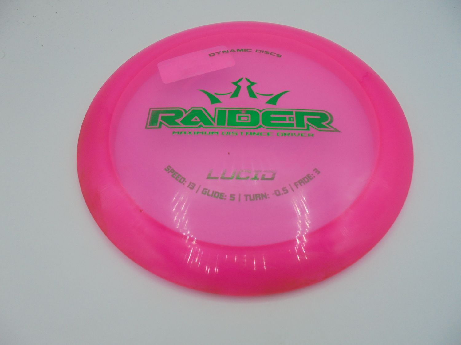 Dynamic Discs Lucid Raider Pink 176g - MZ