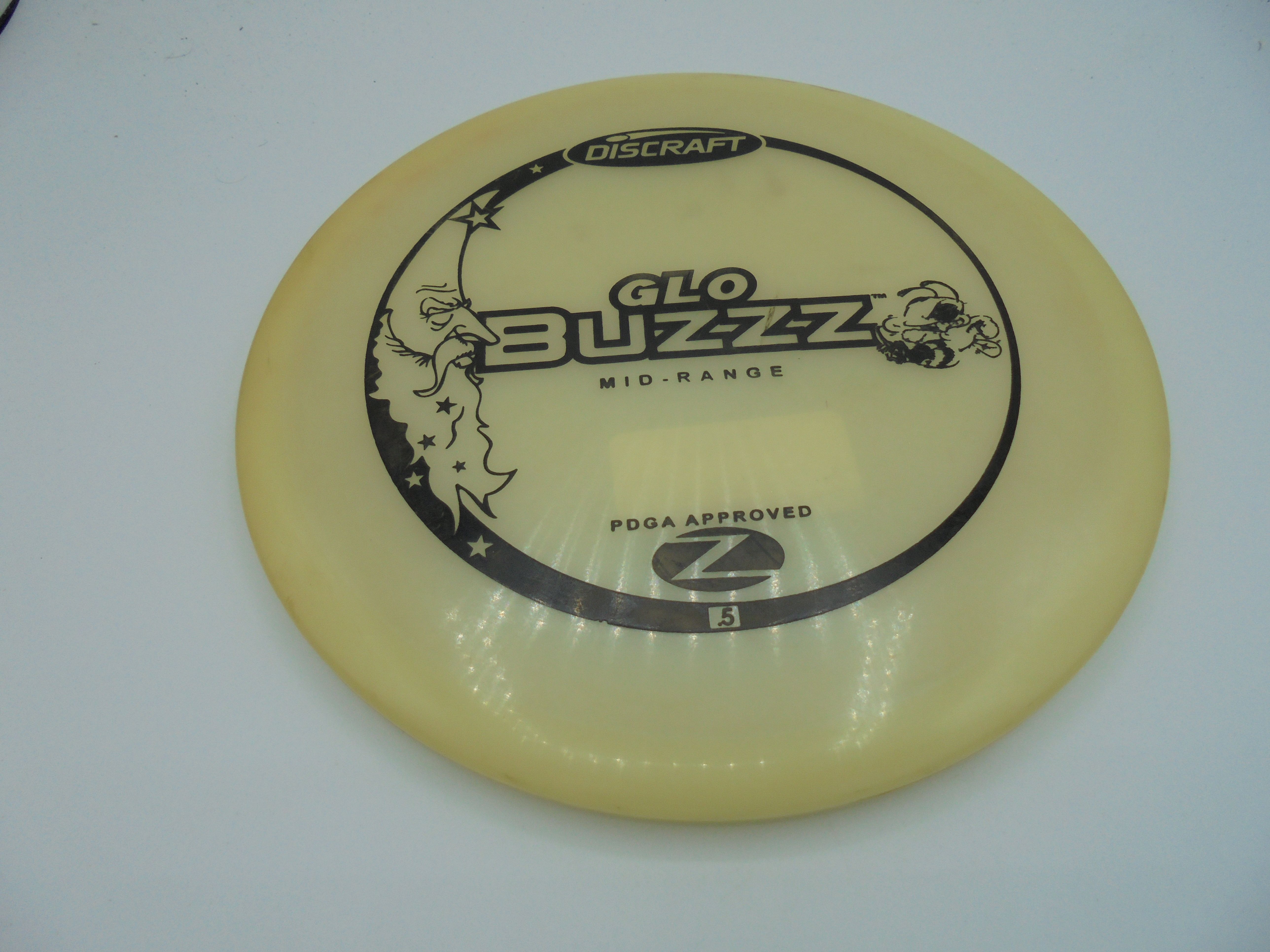 Discraft Z Glo Buzzz Half Moon Stamp 168g -OTFR img