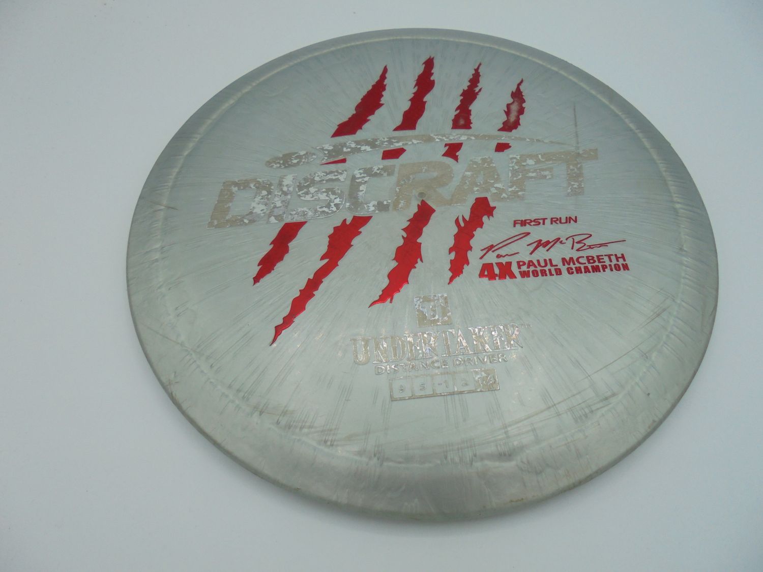 Discraft TI Undertaker 4 Claw Gray 166g - ZN