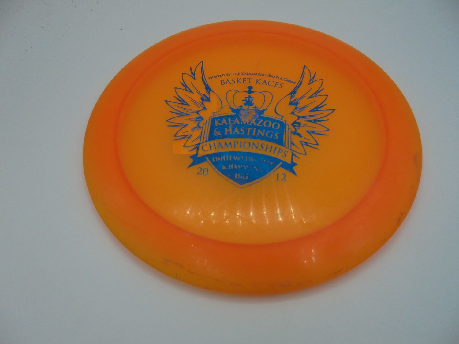 Discraft 2012 Z Force Orange Kalamazoo Stamp 175g -ZN