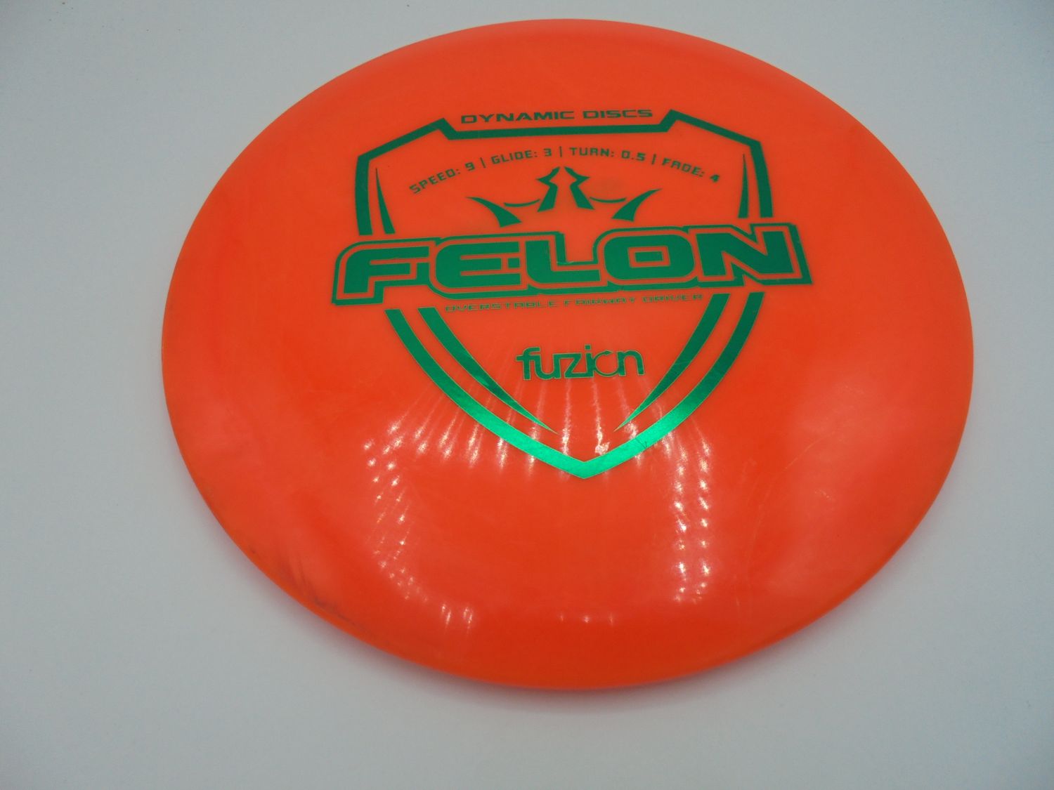 Dynamic Discs Fuzion Felon Orange 176g -ZN