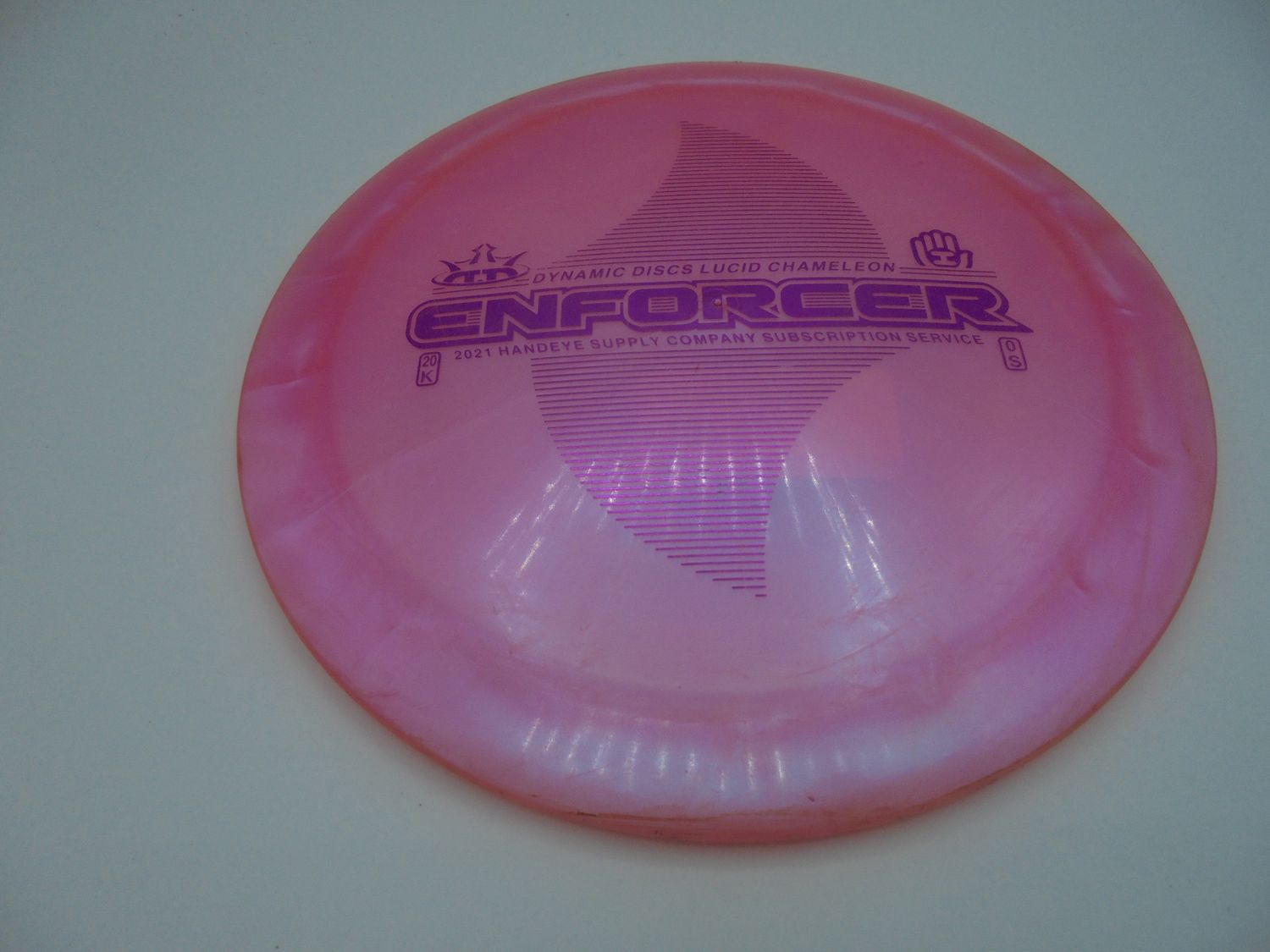 Dynamic Discs Chameleon Enforcer Pink HES 175g -ZN